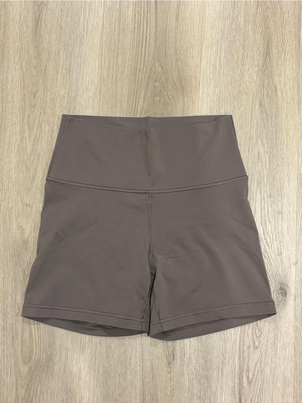 TNAction High-Waist Athletic Shorts — Taupe Brown